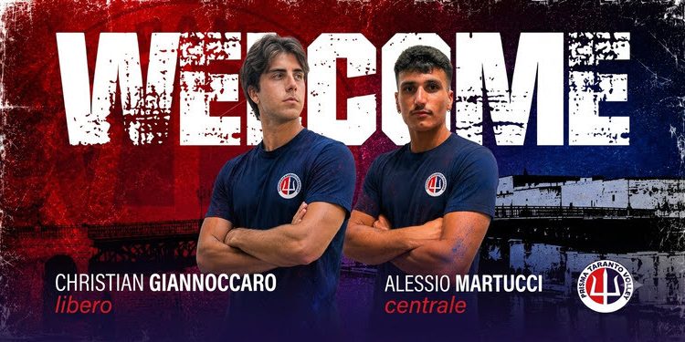Prisma Volley Taranto, spazio ai talenti del territorio: arrivano Giannoccaro e Martucci