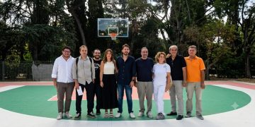 Taranto, consegnato il nuovo campo da basket 3×3 in Villa Peripato: “Un patrimonio sportivo per la città”