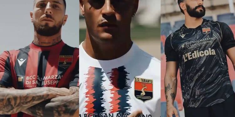 Taranto, tre maglie per una nuova era: Macron firma la stagione 2026/27