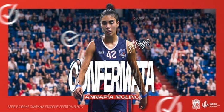 Annapia Molino resta alla De Florio Nuovi Orizzonti: confermata in Serie B Nazionale