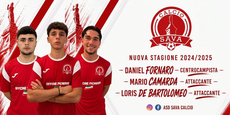 Sava, il mercato prende forma: confermati Fornaro e Camarda, arriva De Bartolomeo per rinforzare l’attacco