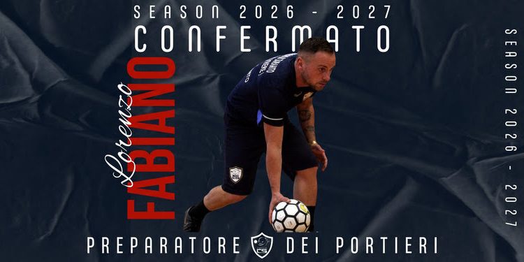 Atletico Città di Taranto C5, confermato Lorenzo Fabiano come preparatore dei portieri