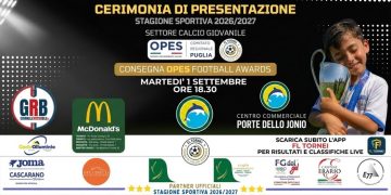 OPES Puglia e FL Tornei alzano il sipario sulla stagione sportiva 2026/2027