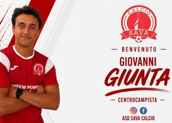 Sava Calcio, esperienza e qualità a centrocampo: ufficiale l’arrivo di Giovanni Giunta