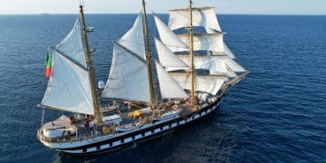 Giochi del Mediterraneo, sulla nave Palinuro il francobollo celebrativo di Taranto 2026