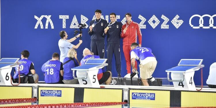 Taranto 2026, Italia scatenata: 16 medaglie in un giorno, gli Azzurri volano a quota 97