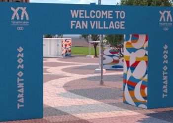 Giochi del Mediterraneo, il Fan Village di Piazza Garibaldi pronto ad animare Taranto