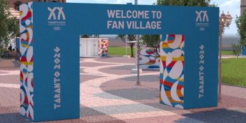 Giochi del Mediterraneo, il Fan Village di Piazza Garibaldi pronto ad animare Taranto
