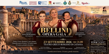 Bellini Opera Gala al Teatro Greco-Romano di Catania: Mastromarino, Bongiovanni e Interisano protagonisti della serata