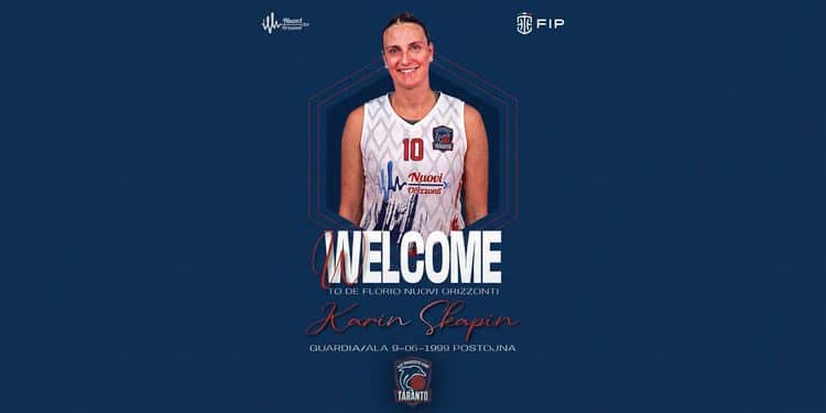 De Florio Nuovi Orizzonti, ufficiale l’ingaggio di Karin Škapin