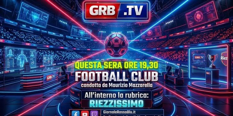 FootBall Club, puntata del 29 Settembre 2026