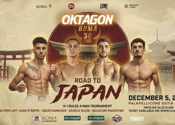 Oktagon festeggia 30 anni: quattro fighter, un solo vincitore e un pass per il Giappone