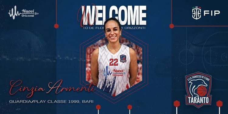 De Florio Nuovi Orizzonti, Cinzia Armenti è un nuovo rinforzo per la stagione 2026/27