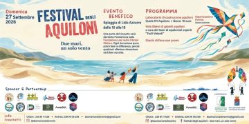 Taranto, a Lido Azzurro arriva il Festival degli Aquiloni “Due mari, un solo vento”