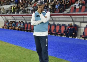 Novoli ko allo “Iacovone”, Luperto contesta l’arbitraggio: «Taranto superiore, ma sui primi due gol c’erano due falli»