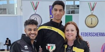 Scherma, Camilo David Bory Suarez conquista l’argento nella prova interregionale