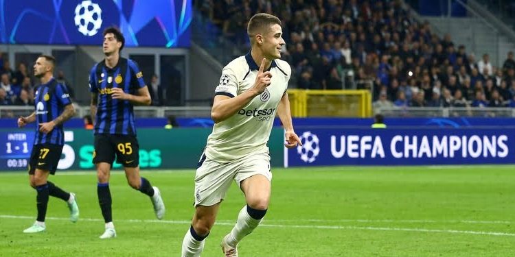 Champions League, Tresoldi da sogno: tripletta a San Siro, il Club Brugge batte l’Inter 4-3