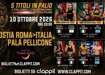 Sport da combattimento, a Ostia i Campionati Europei WMO di Muay Thai: attesi 300 atleti da oltre 20 Paesi