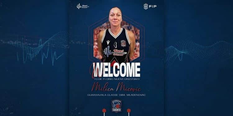 De Florio Nuovi Orizzonti, arriva Milica Mićović: esperienza e qualità per il roster