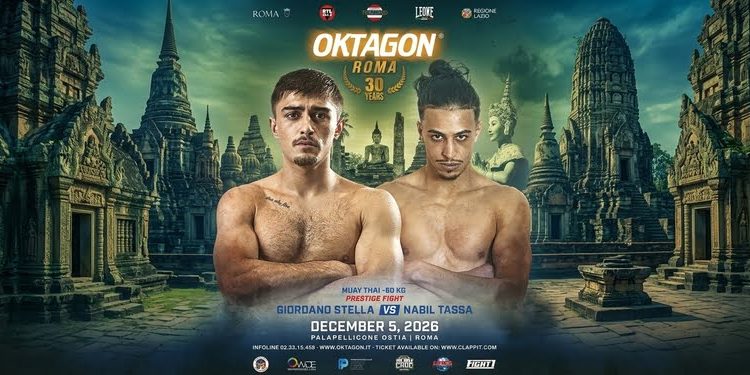 Muay Thai, Nabil Tassa contro Giordano Stella: sfida a 60 kg per Oktagon 30 Years