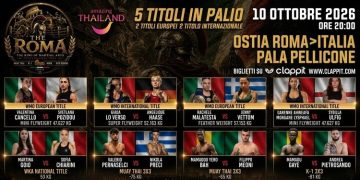 The R.O.M.A., grande spettacolo di muay thai e K1 a Ostia: Rachele Malatesta conquista il titolo europeo WMO
