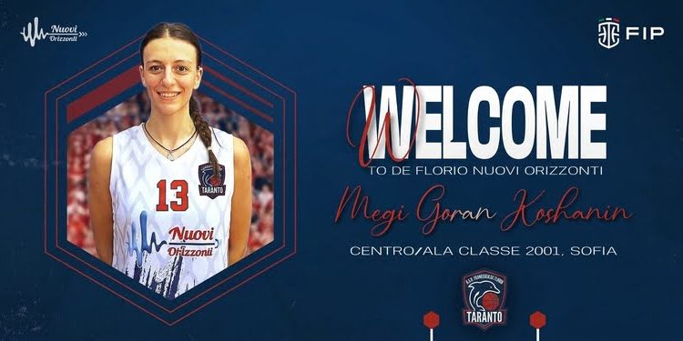 De Florio Nuovi Orizzonti, Megi Goran Koshanin è un nuovo rinforzo per la stagione 2026/27