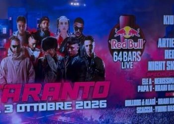 Red Bull 64 Bars Live, tutto pronto a Taranto: domani l’evento a Paolo VI