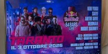 Red Bull 64 Bars Live, tutto pronto a Taranto: domani l’evento a Paolo VI